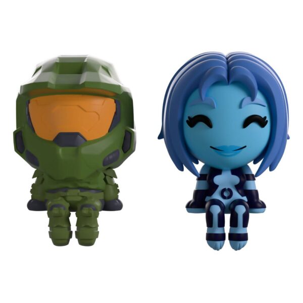 Halo Vinyl Figuras The Master Chief & Cortana Monitor Buddiez