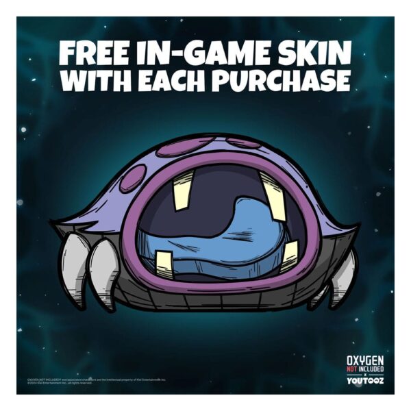 Oxygen Not Included Plüss Figura Hatch Shoulder Rider 15 cm