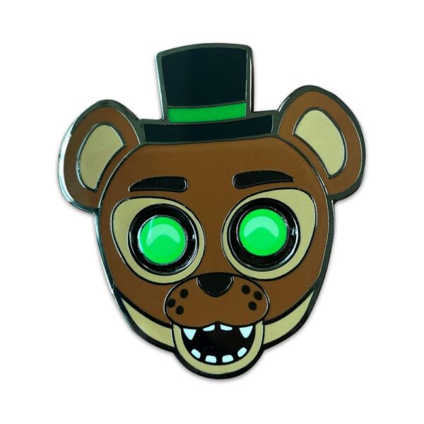 Five Nights at Freddy´s Kitűző Popgoes The Weasel Glow in the Drak Spinning 5 cm