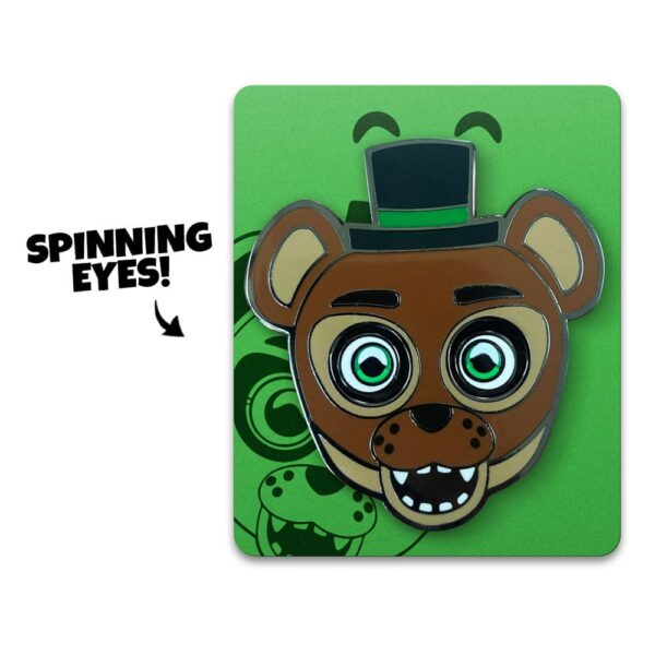Five Nights at Freddy´s Kitűző Popgoes The Weasel Glow in the Drak Spinning 5 cm