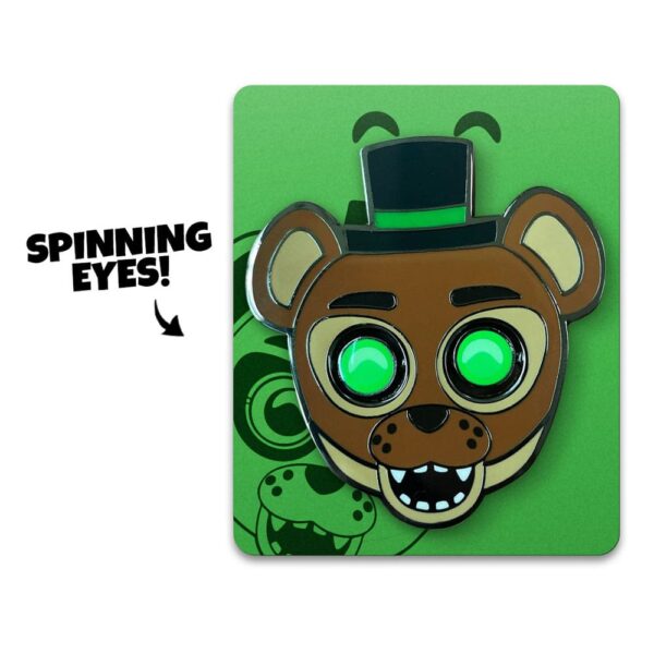 Five Nights at Freddy´s Kitűző Popgoes The Weasel Glow in the Drak Spinning 5 cm