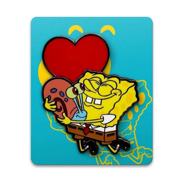SpongeBob SquarePants Bobble Kitűző Spongebob Heart 5 cm