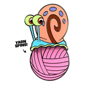 SpongeBob SquarePants Kitűző Gary Yarn Spinning 5 cm