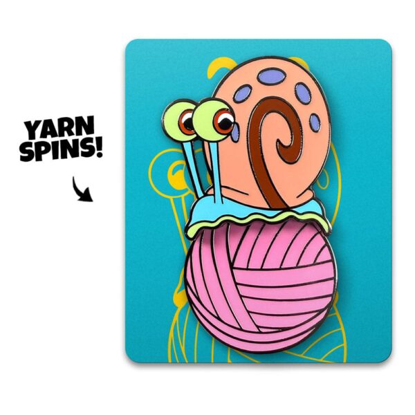 SpongeBob SquarePants Kitűző Gary Yarn Spinning 5 cm