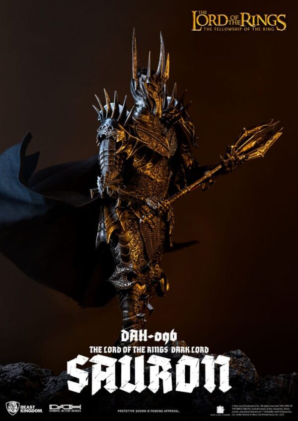Lord of the Rings Dynamic 8ction Heroes Akció Figura 1/9 Sauron 29 cm