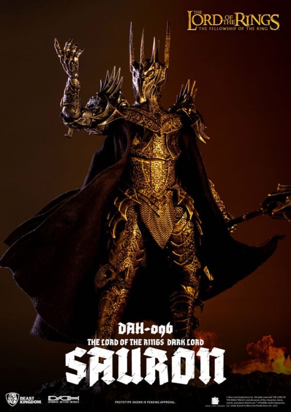 Lord of the Rings Dynamic 8ction Heroes Akció Figura 1/9 Sauron 29 cm