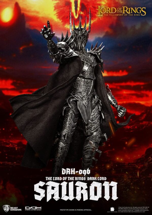Lord of the Rings Dynamic 8ction Heroes Akció Figura 1/9 Sauron 29 cm