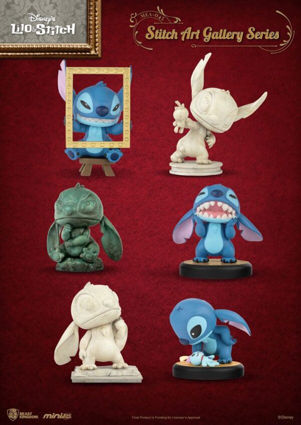 Lilo & Stitch Mini Egg Attack Figura 8 cm Assortment Stitch Art Gallery Series (6)