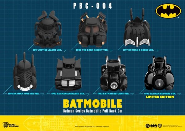 Batman Pull Back Cars Blind Box 6-Pack Batman Pull Back Cars Blind Box 6-Pack