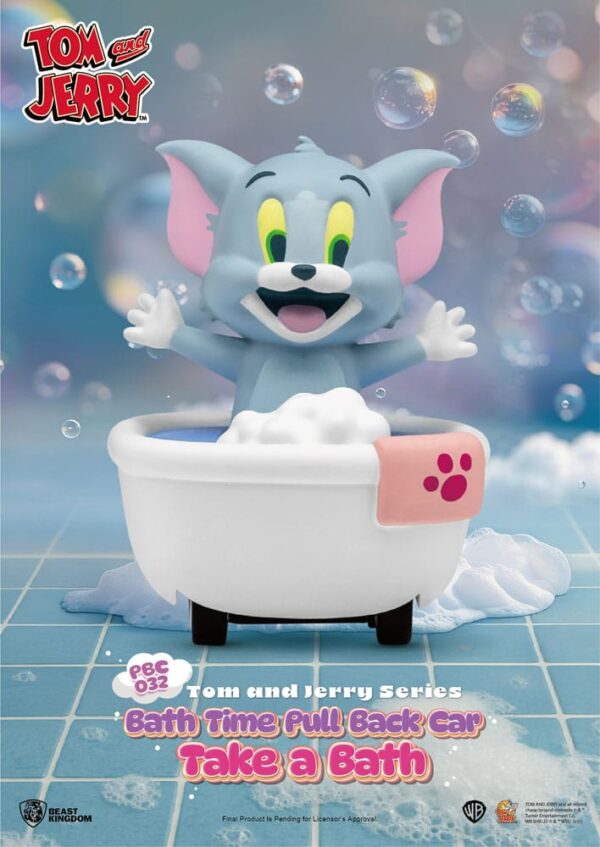 Tom & Jerry Pull Back Cars Bath Time Blind Box 6-Pack