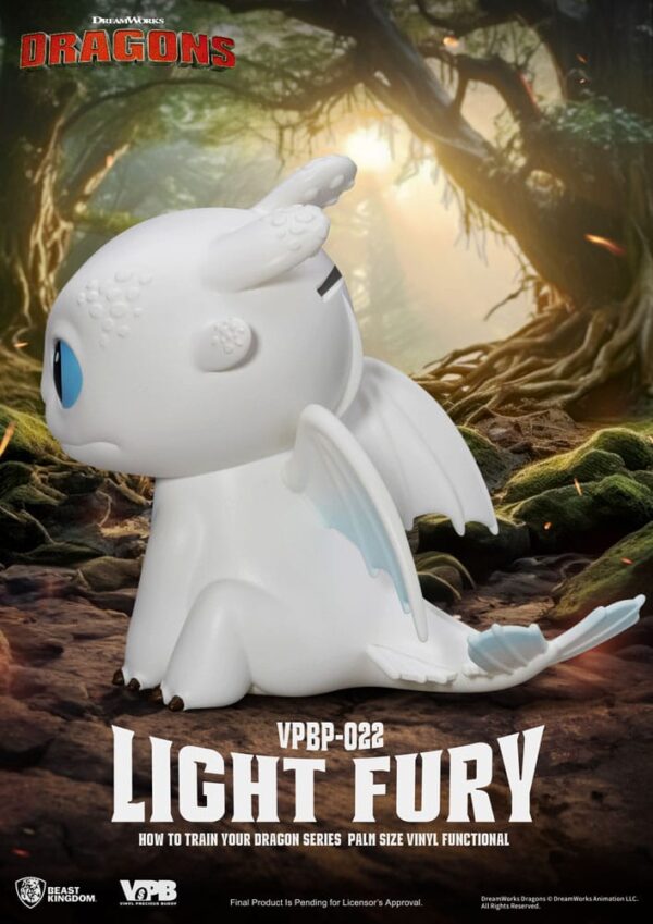 How To Train Your Dragon Piggy Vinyl Bank Light Fury 12 cm How To Train Your Dragon Piggy Vinyl Bank Light Fury 12 cm