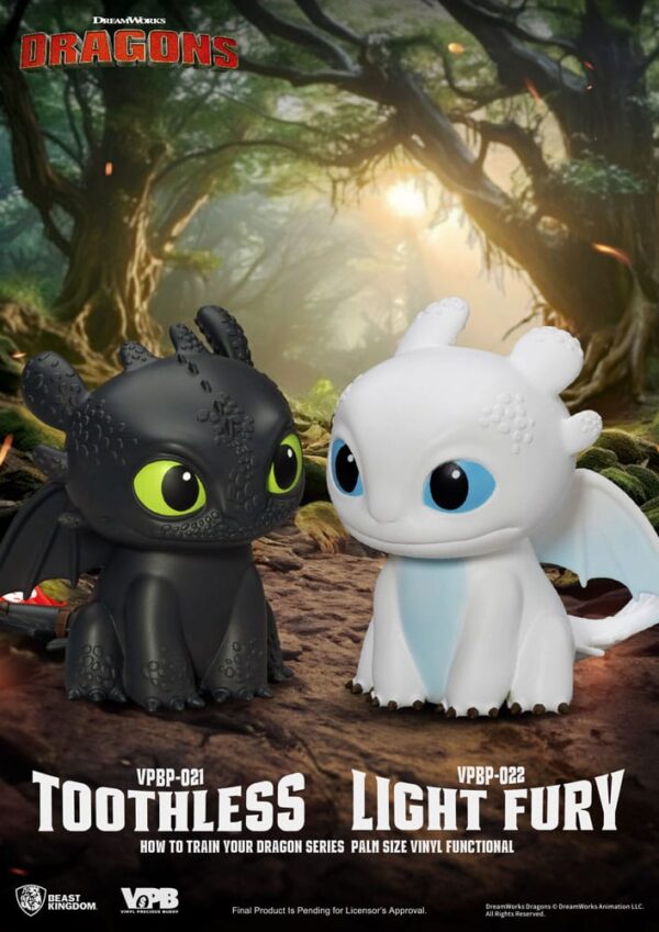 How To Train Your Dragon Piggy Vinyl Bank Light Fury 12 cm How To Train Your Dragon Piggy Vinyl Bank Light Fury 12 cm