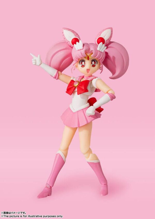 Sailor Moon S.H. Figuarts Akció Figura Sailor Chibi Moon Animation Color Edition 10 cm