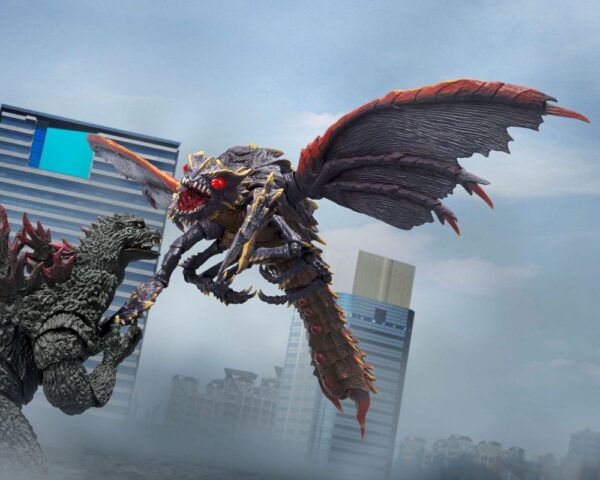 Godzilla S.H. Monster Arts Akció Figura Megaguirus Evolution Set 21 cm