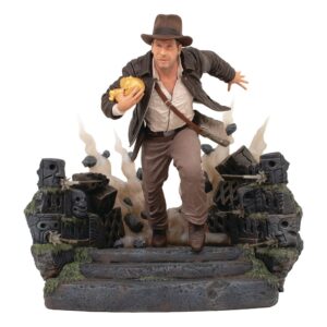 Indiana Jones: Raiders of the Lost Ark Deluxe Gallery PVC Szobor Escape with Idol 25 cm