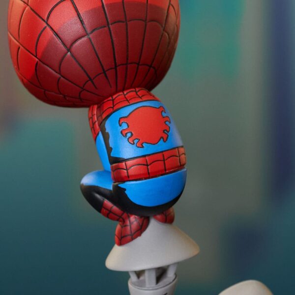 Marvel Animated Szobor Spider-Man on Chimney 15 cm
