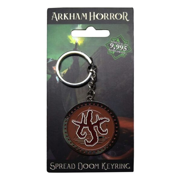 Arkham Horror Kulcstartó Spread Doom Limited Edition