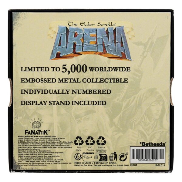 The Elder Scrolls Replika Arena Floppy Disk Limited Edition