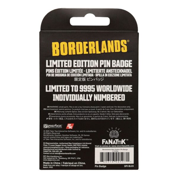Borderlands Kitűző Butt Stallion Limited Edition