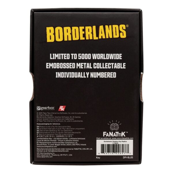 Borderlands Replika Gold Key