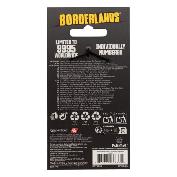 Borderlands Kulcstartó Catch-A-Ride Limited Edition