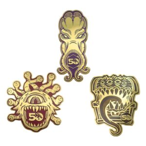 Dungeons & Dragons Kitűző Set 50th Anniversary