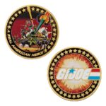 G.I. Joe Collectable Coin A Real American Hero 60th Anniversary 24k Gold Plated Limited Edition