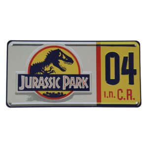 Jurassic Park Replika 1/1 Dennis Nedry License Plate