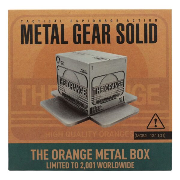 Metal Gear Solid 2 Replika Cardboard Box