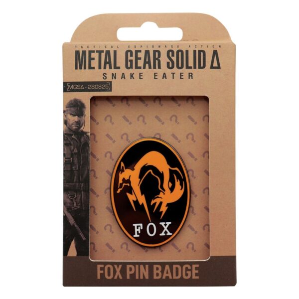 Metal Gear Solid Delta Kitűző Fox Limited Edition