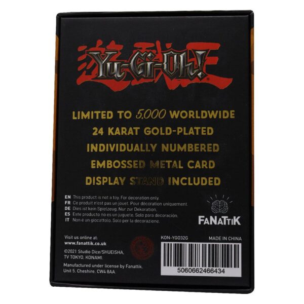 Yu-Gi-Oh! Replika Card Marshmallon (gold plated)