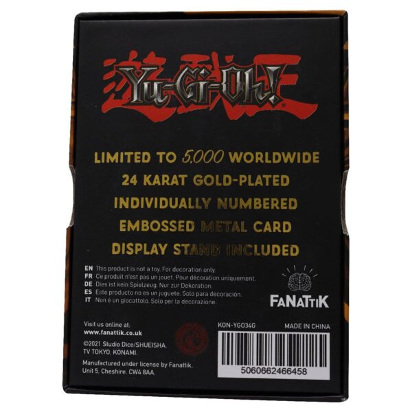 Yu-Gi-Oh! Replika Card Pot of Greed (gold plated)