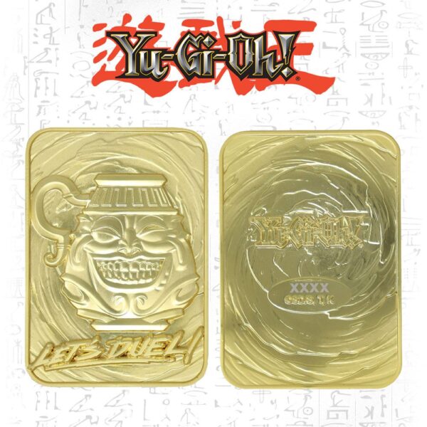 Yu-Gi-Oh! Replika Card Pot of Greed (gold plated)