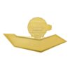 Yu-Gi-Oh! 24K Gold Plated Duel Disk Mini Replika 18 cm