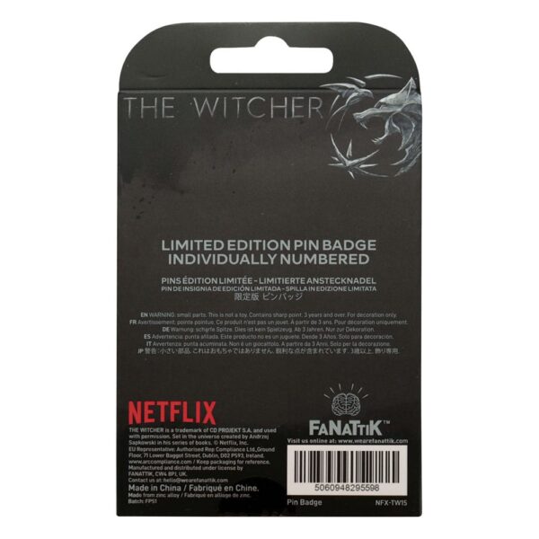 The Witcher Kitűző Witcher Symbol Limited Edition