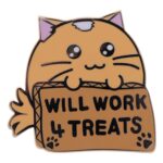 Fuzzballs Kitűző Whisky Will Work 4 Treats Limited Edition