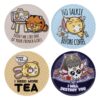 Fuzzballs Coaster 4-Pack