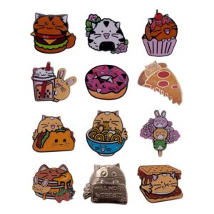 Fuzzballs Kitűző Mystery Kitűző Display (12)