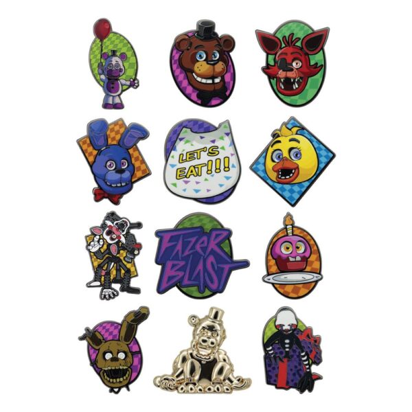 Five Nights at Freddy´s Kitűző Display Mystery Kitűző (12)