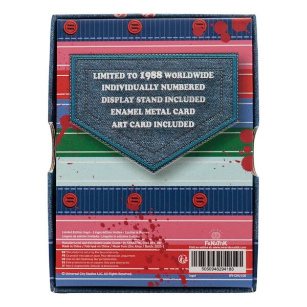Child´s Play Ingot and Spell Card Chucky Limited Edition