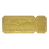 Jaws Replika 1/1 50th Anniversary Regatta Ticket 24k Gold Plated