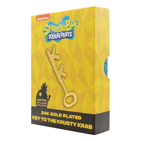 SpongeBob SquarePants Replika Crusty Crab Key 24k Gold Plated