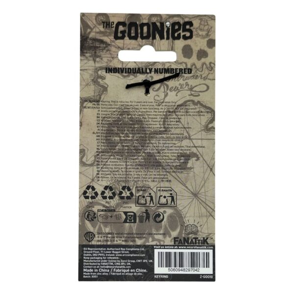 The Goonies Kulcstartó 40th Anniversary Copper Bones Limited Edition