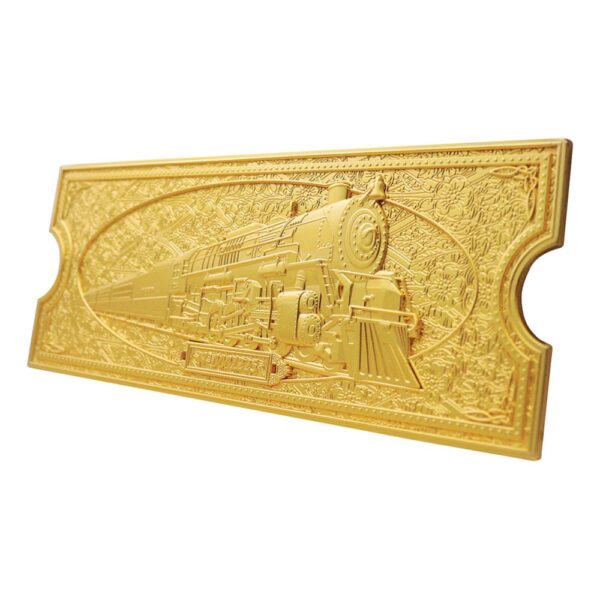 Polar Express Replika Train Ticket 24k Gold Plated Limited Edition