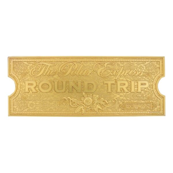 Polar Express Replika Train Ticket 24k Gold Plated Limited Edition