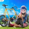 Laid Back Camp F:NEX PVC Szobor 1/7 Nadeshiko Kagamihara 13 cm