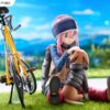 Laid Back Camp F:NEX PVC Szobor 1/7 Nadeshiko Kagamihara 13 cm