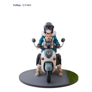 Laid Back Camp F:NEX PVC Szobor 1/7 Rin Shima 20 cm