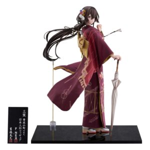 Azur Lane F:Nex PVC Szobor 1/4 Mikasa blue flower komachi Ver. Japanese Doll 43 cm