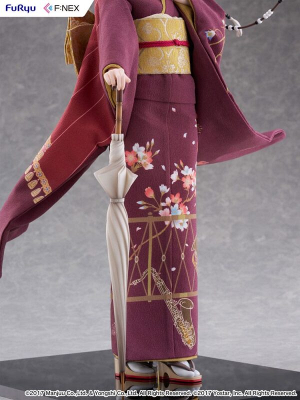 Azur Lane F:Nex PVC Szobor 1/4 Mikasa blue flower komachi Ver. Japanese Doll 43 cm